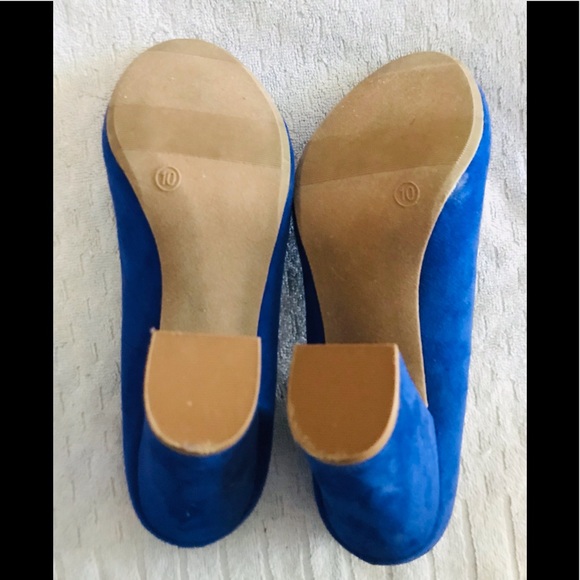 Old navy royal blue faux suede size 10 - Picture 4 of 5